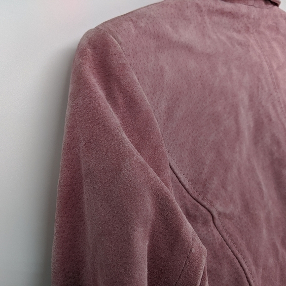 NEW Relativity Pink Salmon Washable Suede Leather - Picture 10 of 11